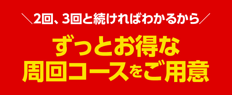 お得なコース案内