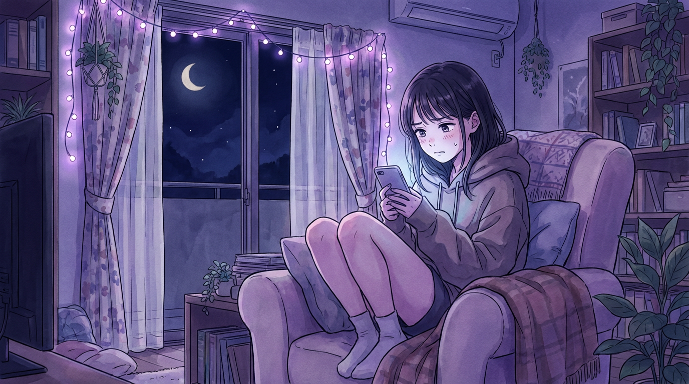 悩みを抱える女性