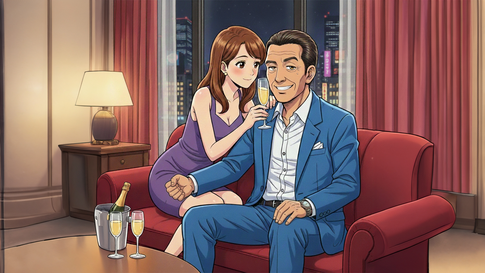 アフターに成功した男